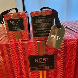 Nest Holiday, Christmas votive Candle set